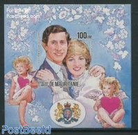 Mauritania 1984 Charles & Diana S/s, Imperforated, Mint NH, History - Other & Unclassified