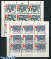 Yugoslavia 1972 Olympic Winter Games, Sapporo 2 M/ss, Mint NH, Sport - Olympic Winter Games - Skating - Skiing - Unused Stamps