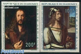 Dahomey 1971 Durer Paintings 2v, Imperforated, Mint NH, Art - Dürer, Albrecht - Paintings - Other & Unclassified