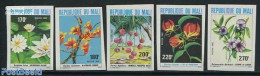 Mali 1982 Flowers 5v, Imperforated, Mint NH, Nature - Flowers & Plants - Mali (1959-...)