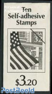 United States Of America 1995 Flags Booklet With 10x32c, S-a, Mint NH, History - Flags - Stamp Booklets - Ongebruikt