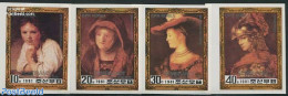 Korea, North 1981 Rembrandt 4v, Imperforated, Mint NH, Art - Paintings - Rembrandt - Corée Du Nord