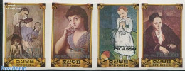 Korea, North 1982 Picasso 4v, Imperforated, Mint NH, Modern Art (1850-present) - Pablo Picasso - Paintings - Corée Du Nord