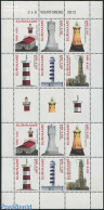 Suriname, Republic 2012 Lighthouses 2x6v M/s, Mint NH, Various - Lighthouses & Safety At Sea - Phares