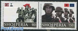 Albania 2012 100 Years Army 2v [:], Mint NH, History - Militarism - Militaria