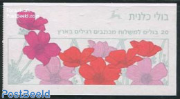 Israel 1997 Anemones Reprint Booklet, Mint NH, Nature - Flowers & Plants - Stamp Booklets - Ongebruikt (met Tabs)