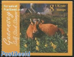 Guernsey 1998 Guernsey Cow Booklet, Mint NH, Nature - Animals (others & Mixed) - Cattle - Stamp Booklets - Unclassified