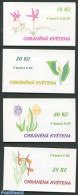 Czech Republic 1997 Flowers 4 Booklets, Mint NH - Altri & Non Classificati