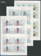 Czech Republic 2000 Architecture 3 M/s, Mint NH, Art - Architecture - Bridges And Tunnels - Sonstige & Ohne Zuordnung