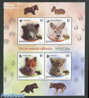 Romania 2012 Young Animals 4v M/s, Mint NH, Nature - Animals (others & Mixed) - Bears - Deer - Ongebruikt