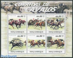 Mozambique 2011 Horse Sports 6v M/s, Mint NH, Nature - Sport - Horses - Sport (other And Mixed) - Mozambique