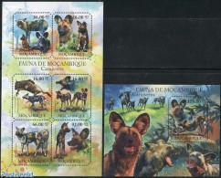 Mozambique 2011 Hyenas 2 S/S, Mint NH, Nature - Animals (others & Mixed) - Mozambique