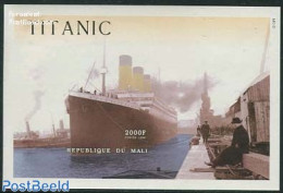 Mali 1998 Titanic S/s, Imperforated, Mint NH, Transport - Ships And Boats - Schiffe