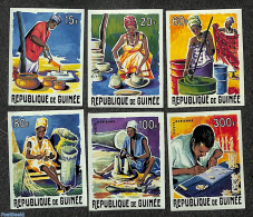 Guinea, Republic 1965 Handicrafts 6v, Imperforated, Mint NH, Art - Handicrafts - Autres & Non Classés