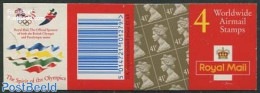 Great Britain 1996 Definitives Booklet, 4x41p, The Spirit Of The Olympics, Mint NH, Sport - Olympic Games - Stamp Book.. - Sonstige & Ohne Zuordnung