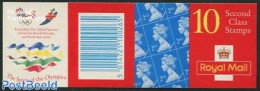Great Britain 1996 Definitives Booklet, 10x2nd, The Spirit Of The Olympics (Harrison), Mint NH, Sport - Stamp Booklets - Autres & Non Classés