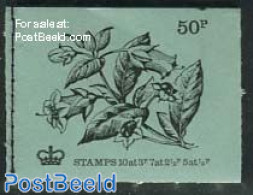 Great Britain 1972 Definitives Booklet, November 1972, Deadly Nightshade, Mint NH, Nature - Flowers & Plants - Stamp B.. - Ongebruikt