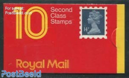 Great Britain 1988 Definitives Windows Booklet, 10x14p, Questa, Mint NH, Stamp Booklets - Unused Stamps