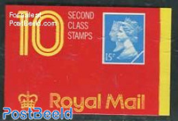 Great Britain 1990 Definitives Booklet, 10x15p, Walsall, Mint NH, Stamp Booklets - Unused Stamps