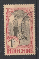 INDOCHINE - 1907 - N°YT. 55 - Annamite 1f Rose - Oblitéré / Used - Used Stamps