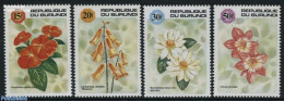 Burundi 1991 Flowers 4v, Mint NH, Nature - Flowers & Plants - Altri & Non Classificati