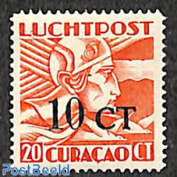 Netherlands Antilles 1934 Airmail Overprint 1v, Unused (hinged), Religion - Greek & Roman Gods - Mythologie