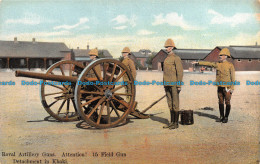 R154462 Royal Artillery Guns. Attention. 15 Field Gun. Detachment In Khaki. E. F - Monde