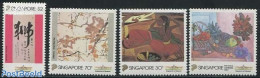 Singapore 1995 Local Art 4v, Mint NH, Art - Paintings - Other & Unclassified