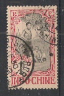 INDOCHINE - 1907 - N°YT. 55 - Annamite 1f Rose - Oblitéré / Used - Oblitérés