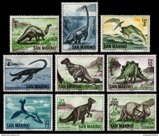 San Marino 1965 "Prehistoric Animals", Dinosaurs - Vor- U. Frühgeschichte