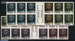 Tonga 1987 Definitives 2 Booklets, SPECIMEN, Mint NH, Stamp Booklets - Non Classés