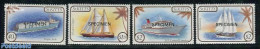 Saint Kitts/Nevis 1985 Ships 4v, SPECIMEN, Mint NH, Transport - Ships And Boats - Bateaux