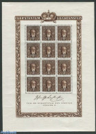 Liechtenstein 1940 Johann II M/s, Mint NH, History - Kings & Queens (Royalty) - Neufs