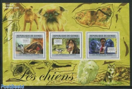 Guinea, Republic 2011 Dogs 3v M/s, Mint NH, Nature - Dogs - Other & Unclassified