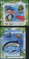 Burundi 2012 Fish 2 S/s, Mint NH, Nature - Fish - Vissen