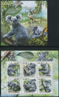 Mozambique 2011 Koalas, Australian Wildlife 2 S/s, Mint NH, Nature - Animals (others & Mixed) - Bears - Mosambik