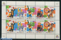 Australia 1999 Childrens Television M/s, Mint NH, Performance Art - Radio And Television - Art - Children's Books Illu.. - Unused Stamps