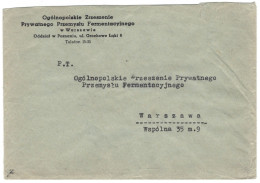 Polen Brief Mit 9er Block Mi.-Nr.625 Poznan 25.XI.1950 Orig. Gelaufen Nach Warschau, Feinst - Storia Postale