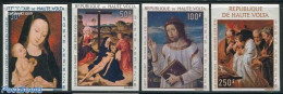 Upper Volta 1967 Religious Paintings 4v, Imperforated, Mint NH, Religion - Religion - Art - Paintings - Autres & Non Classés