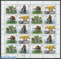 United States Of America 1996 Prehistoric Animals M/s, Mint NH, Nature - Prehistoric Animals - Ungebraucht