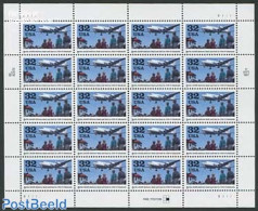 United States Of America 1998 Berlin Airlift M/s, Mint NH, History - Transport - Germans - Aircraft & Aviation - Unused Stamps