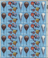 United States Of America 1983 Manned Flight Bicentenary Sheet, Mint NH, Transport - Balloons - Ongebruikt