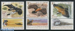 Israel 2013 Vultures 3v, Mint NH, Nature - Birds - Birds Of Prey - Unused Stamps (with Tabs)