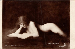 Carte     -     Femmes    Nue Couchée , Musée Du Louvre  La Liseuse   AQ925  AN - Donne
