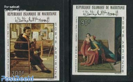 Mauritania 1967 Dominique Ingres 2v, Imperforated, Mint NH, Art - Paintings - Andere & Zonder Classificatie