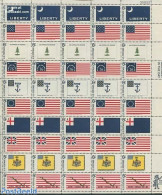 United States Of America 1968 Flags Sheet, Mint NH, History - Flags - Ongebruikt