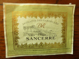 Domaine Des Sardelles - 1995 - SANCERRE - Daniel REVERDY Père Et Fils à Sainte Gemme - Other & Unclassified