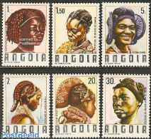 Angola 1987 Woman 6v, Mint NH, Various - Costumes - Costumi