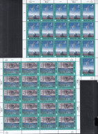 UNO  WIEN  307-308, 2 Bogen (4x5), Postfrisch **, Unsere Welt Im Jahr 2000, 2000 - Unused Stamps