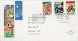 Nederland Netherlands Holland 1992 FDC Kinderpostzegels, Kind En Muziek, Child And Music Instrument Instruments - Maximum Cards